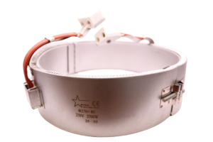 270 x 80 270V 3700W Ceramic Heater Band With Extension Wire